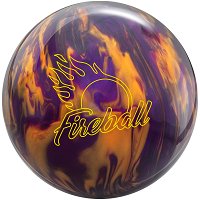 Ebonite Fireball Pearl Purple/Gold Bowling Balls