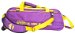 Review the Vise 3 Ball Clear Top Roller/Tote Purple/Yellow