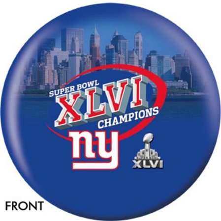 OnTheBallBowling NFL Super Bowl XLVI Champions New York Giants Main Image