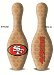 Review the OnTheBallBowling NFL San Francisco 49ers Bowling Pin