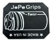 JoPo Twist Logo Rubber Shammy Black