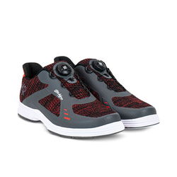 KR Strikeforce Mens Jet FT Black/Red/Grey Right Hand Bowling Shoes