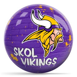 KR Strikeforce NFL Graffiti Minnesota Vikings Ball Bowling Balls