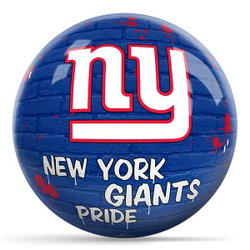 KR Strikeforce NFL Graffiti New York Giants Ball Bowling Balls