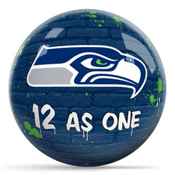 KR Strikeforce NFL Graffiti Seattle Seahawks Ball Bowling Balls