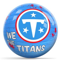 KR Strikeforce NFL Graffiti Tennessee Titans Ball Bowling Balls