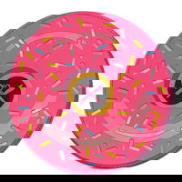 KR Strikeforce Round Shammy Leather Pad Donuts