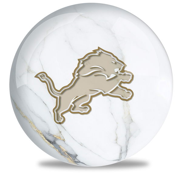 OnTheBallBowling NFL Detroit Lions Marble Ball