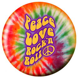 OnTheBallBowling Peace, Love, Rock 'n Roll Bowling Balls