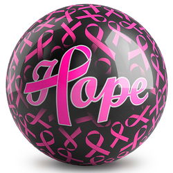 OnTheBallBowling Pink Ribbon Hope Ball Bowling Balls