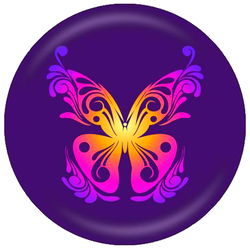 OnTheBallBowling Valentina Georgieva Design Butterfly Bowling Balls