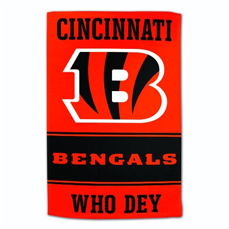 NFL Towel Cincinnati Bengals 16X25 Main Image