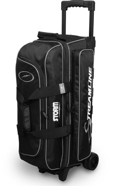 Storm 3-Ball Rolling Thunder Triple Roller Bowling Bag Signature Platinum