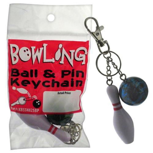 Bowling Ball and Pin Keychain MAIN Image - Main Image
