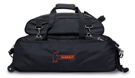 Hammer Premium Slim Triple Tote With Pouch Black Main Image