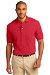 Review the Port Authority Mens Pique Knit Sport Sunset Red