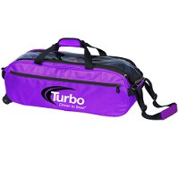 Turbo Pursuit Slim Triple Tote Purple Bowling Bags