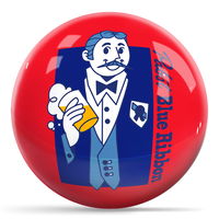 OnTheBallBowling Pabst Man With A Beer Ball MAIN Image
