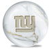 Review the OnTheBallBowling NFL New York Giants White Marble Ball