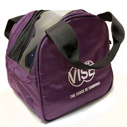 Vise Clear Top Purple Add-On Bag Bowling Bags