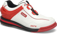 Dexter Mens SST 6 Hybrid BOA White & Red Right Hand Wide Width Bowling Shoes