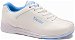 Review the Dexter Womens Raquel IV White/Blue-ALMOST NEW
