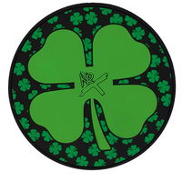 KR Strikeforce Round Shammy Leather Pad Shamrock MAIN Image