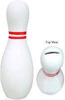 Ceramic Bowling Pin Bank