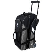 Tenth Frame Deluxe Triple Roller Grey Bowling Bags