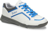 Dexter Mens Bud White/Blue Bowling Shoes