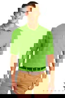 Port Authority Mens Silk Touch Polo Shirt Lime MAIN Image