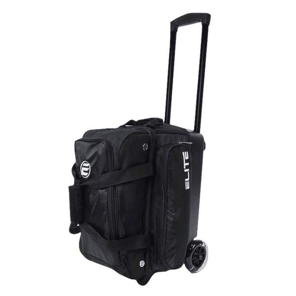 Elite Deluxe 2 Ball Roller Black Bowling Bag | Bowling.Com