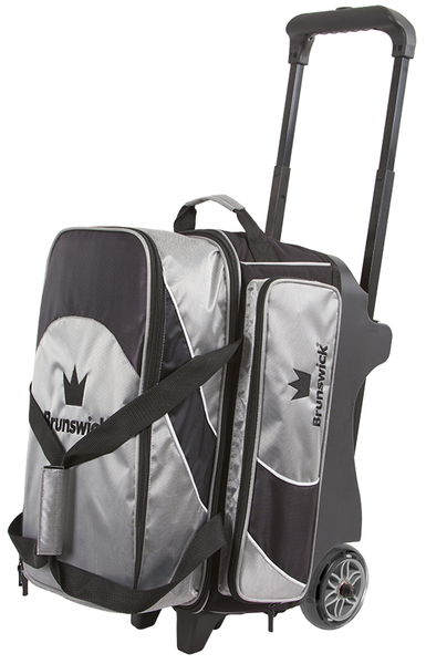 Brunswick Edge Triple Roller Bowling Bag - Silver FREE SHIPPING 