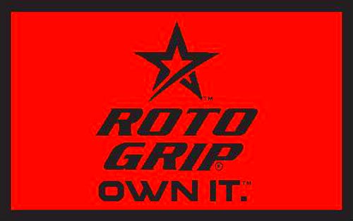 Roto Grip Woven Towel Red/Black Main Image