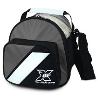 Tenth Frame Deluxe Add-On Bag Black/Grey Bowling Bags