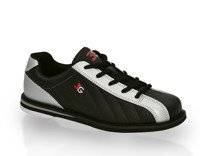 3G Kicks Unisex Black/Silver Bowling Shoes