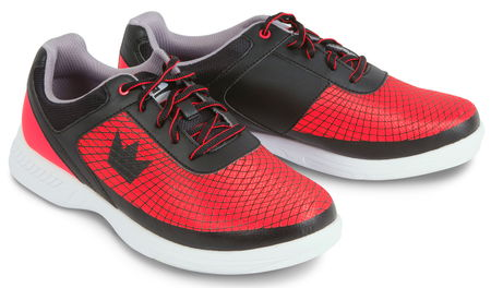 Brunswick Mens Frenzy Black/Red Wide Width Main Image