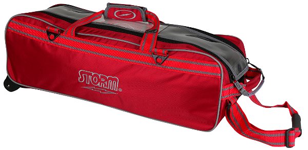 Storm 3 Ball Tournament Travel Roller/Tote Red Main Image