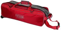 Storm 3 Ball Tournament Travel Roller/Tote Red Bowling Bags