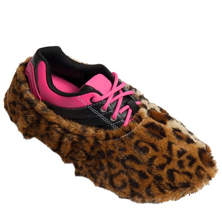 Robbys Fuzzy Shoe Cover Leopard Main Image