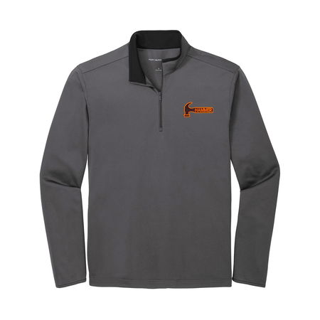 Hammer Mens 1/4-Zip Performance Pullover Grey/Black Main Image