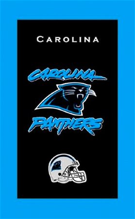 KR Strikeforce NFL Towel Carolina Panthers Main Image
