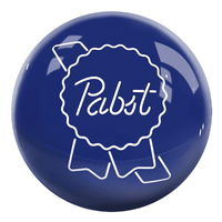 OnTheBallBowling Pabst Logo Ball Blue MAIN Image