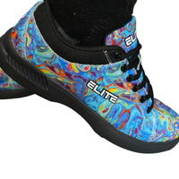 Elite Womens Blue Swirl ALT Image