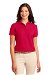 Port Authority Womens Silk Touch Polo Shirt Red