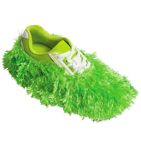 Robbys Fuzzy Shoe Cover Lime Main Image
