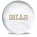 OnTheBallBowling NFL Buffalo Bills White Marble Ball Alt Image