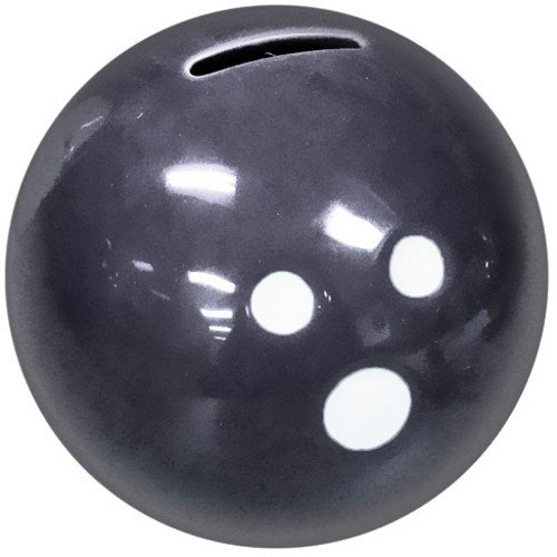 Ceramic Bowling Ball Bank-Black Main Image