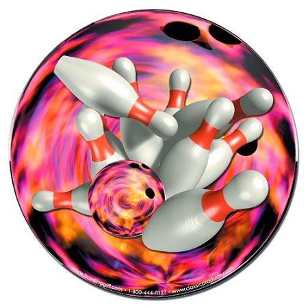 Bowling Pin Splash Mouse Pad Main Image