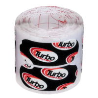 Turbo Driven To Bowl Black 1" 100pc/Roll Precut Fitting Tape